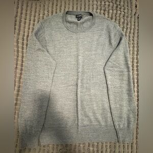 J. Crew Men’s Light Heather Gray Crewneck Sweater